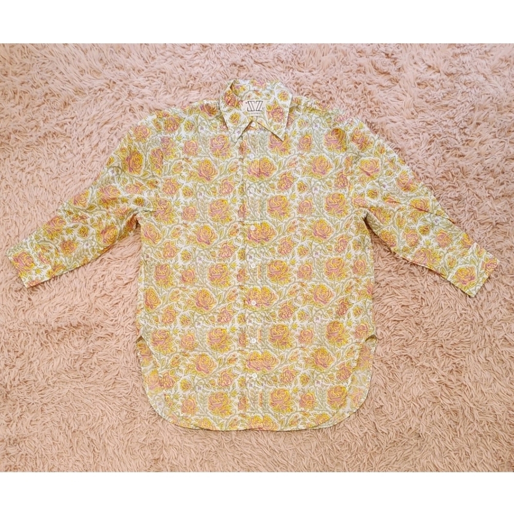 SZ BLOCKPRINTS x J CREW Floral Disco Pants & Shirt Set XS - Picture 4 of 16